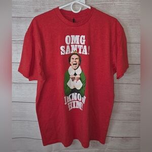 Ripple Junction Red Elf Graphic Tee Size XL